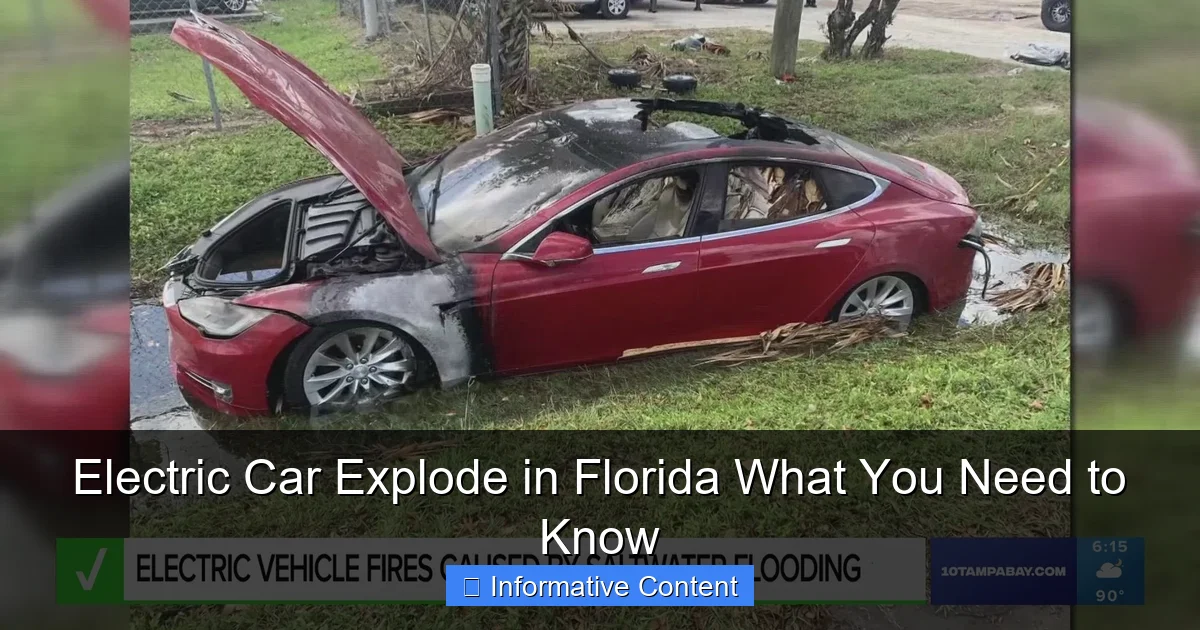 Electric Car Explode in Florida What You Need to Know