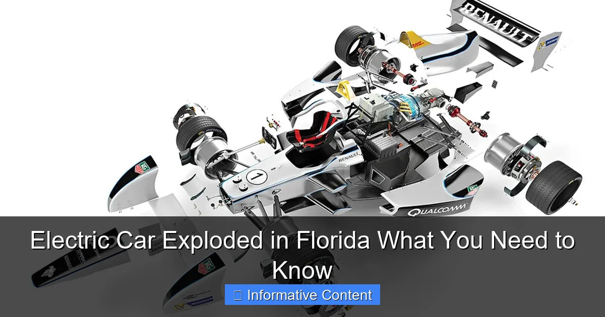 Electric Car Exploded in Florida What You Need to Know