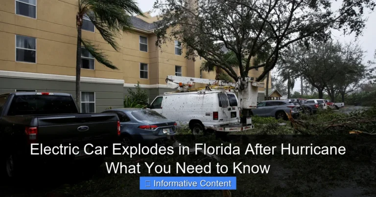 Electric Car Explodes in Florida After Hurricane What You Need to Know