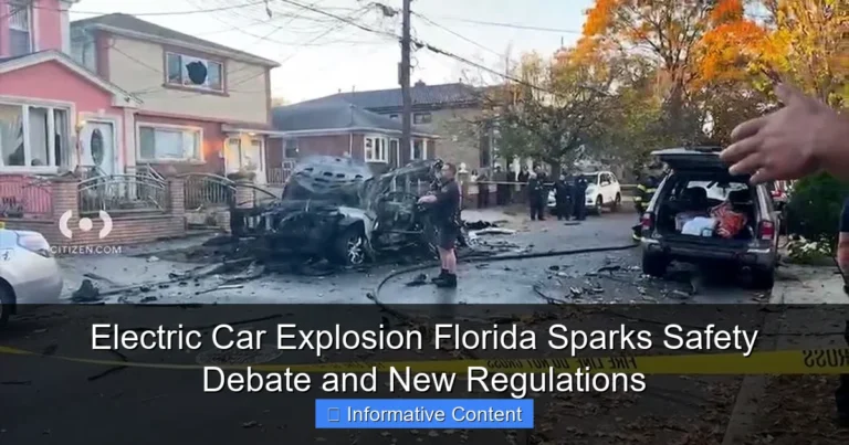 Electric Car Explosion Florida Sparks Safety Debate and New Regulations
