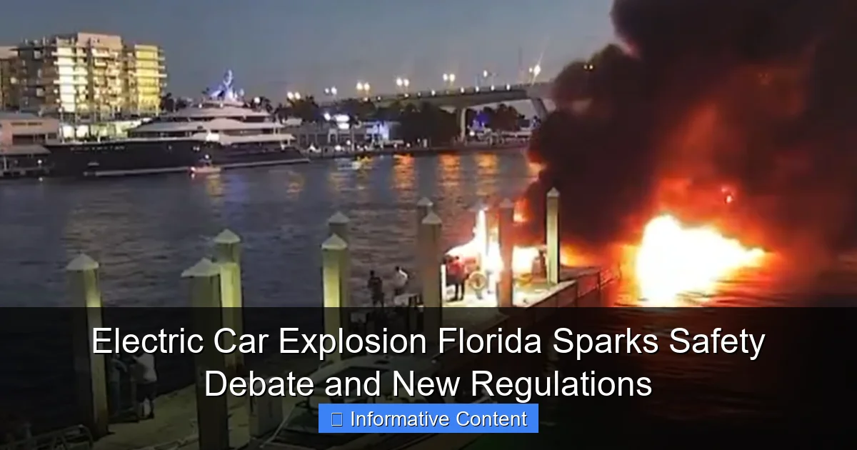 Electric Car Explosion Florida Sparks Safety Debate and New Regulations