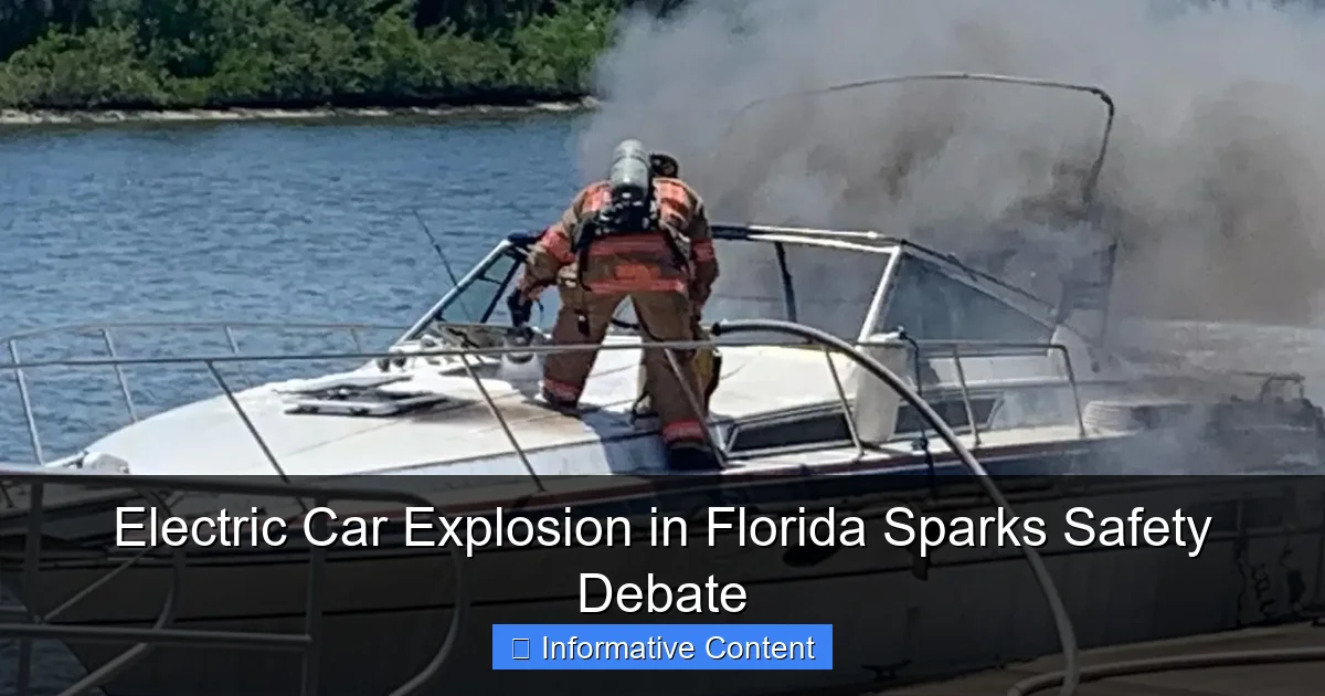 Electric Car Explosion in Florida Sparks Safety Debate