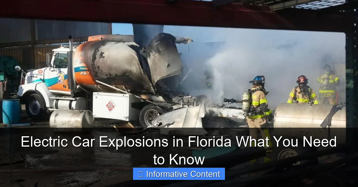 Electric Car Explosions in Florida What You Need to Know