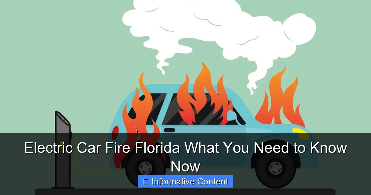 Electric Car Fire Florida What You Need to Know Now