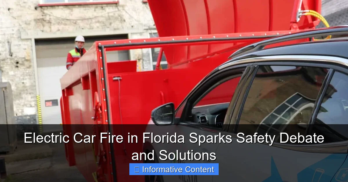 Electric Car Fire in Florida Sparks Safety Debate and Solutions
