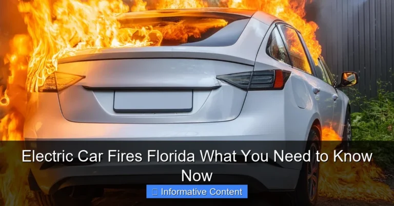 Electric Car Fires Florida What You Need to Know Now