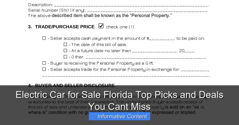 Electric Car for Sale Florida Top Picks and Deals You Cant Miss