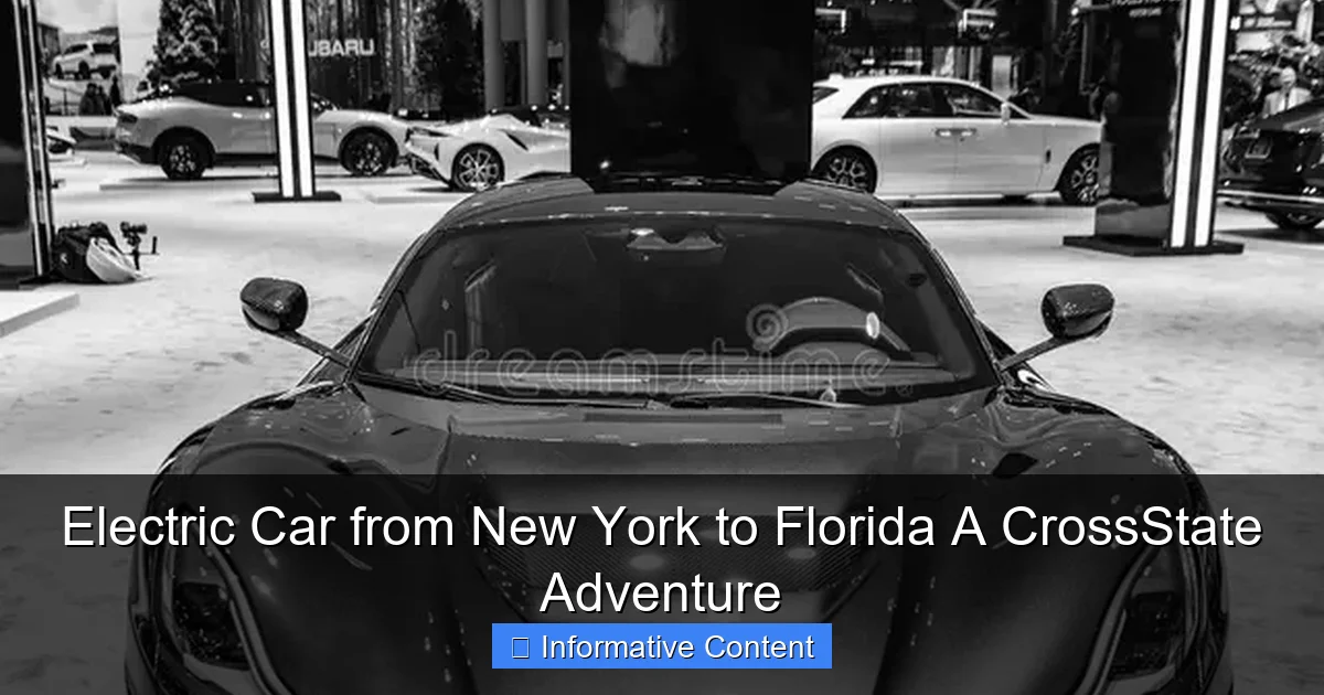 Electric Car from New York to Florida A CrossState Adventure