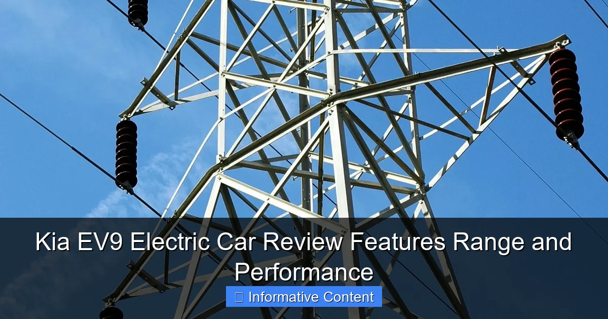 Kia EV9 Electric Car Review Features Range and Performance
