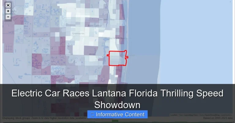 Electric Car Races Lantana Florida Thrilling Speed Showdown
