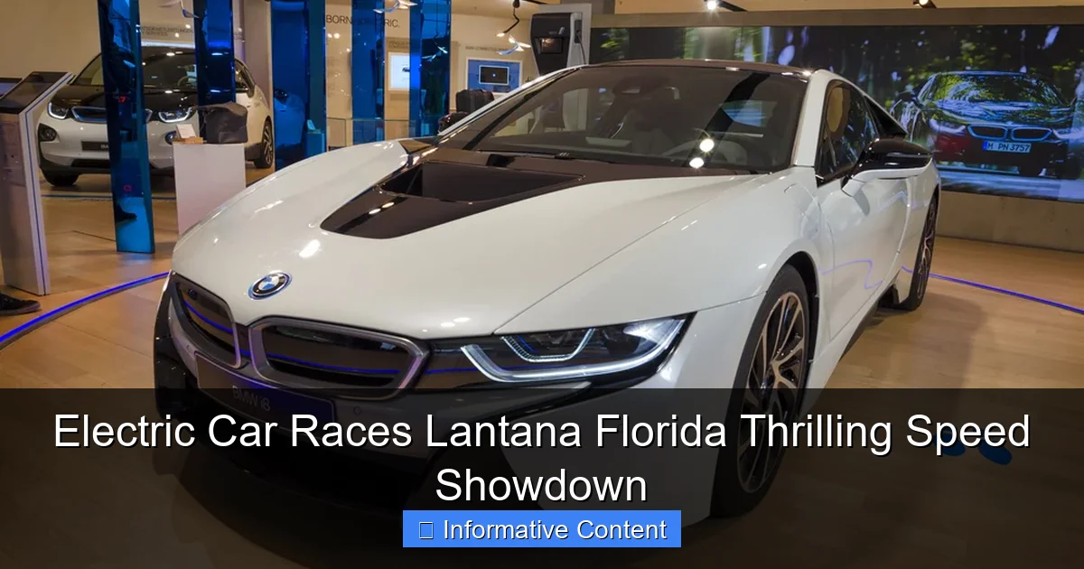 Electric Car Races Lantana Florida Thrilling Speed Showdown