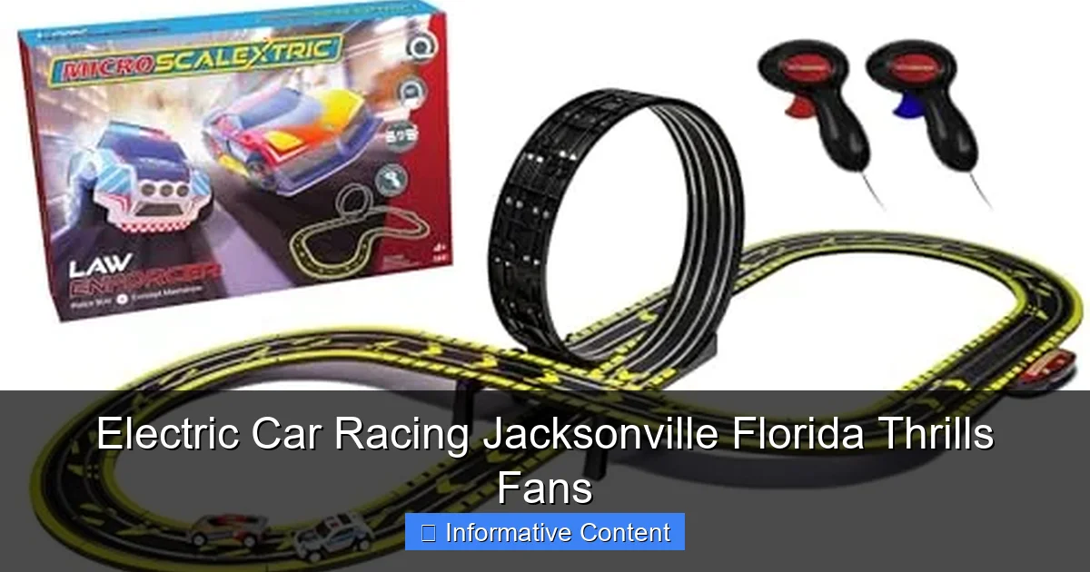Electric Car Racing Jacksonville Florida Thrills Fans