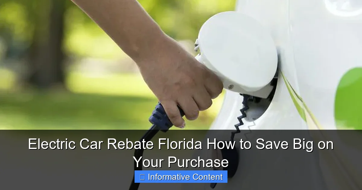 Electric Car Rebate Florida How to Save Big on Your Purchase