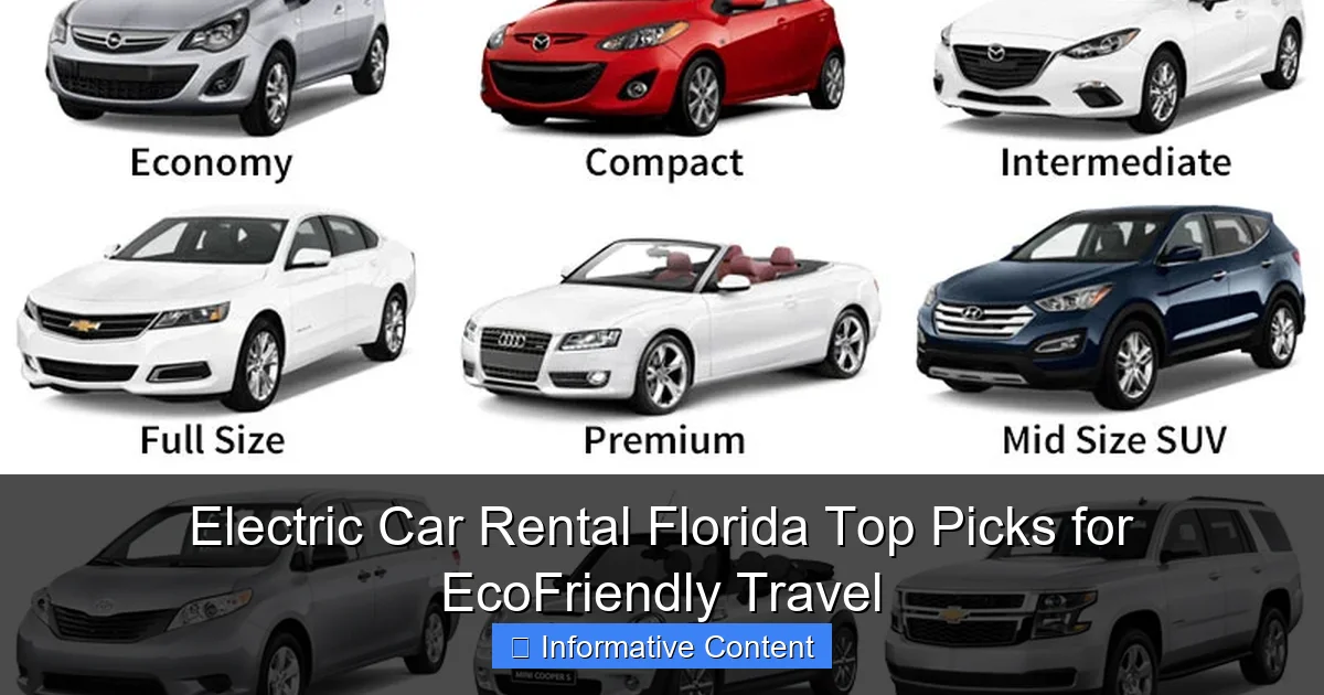 Electric Car Rental Florida Top Picks for EcoFriendly Travel