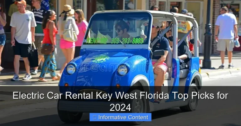 Electric Car Rental Key West Florida Top Picks for 2024