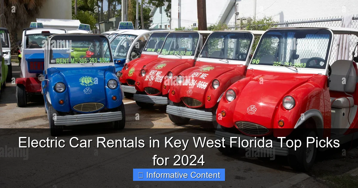Electric Car Rentals in Key West Florida Top Picks for 2024