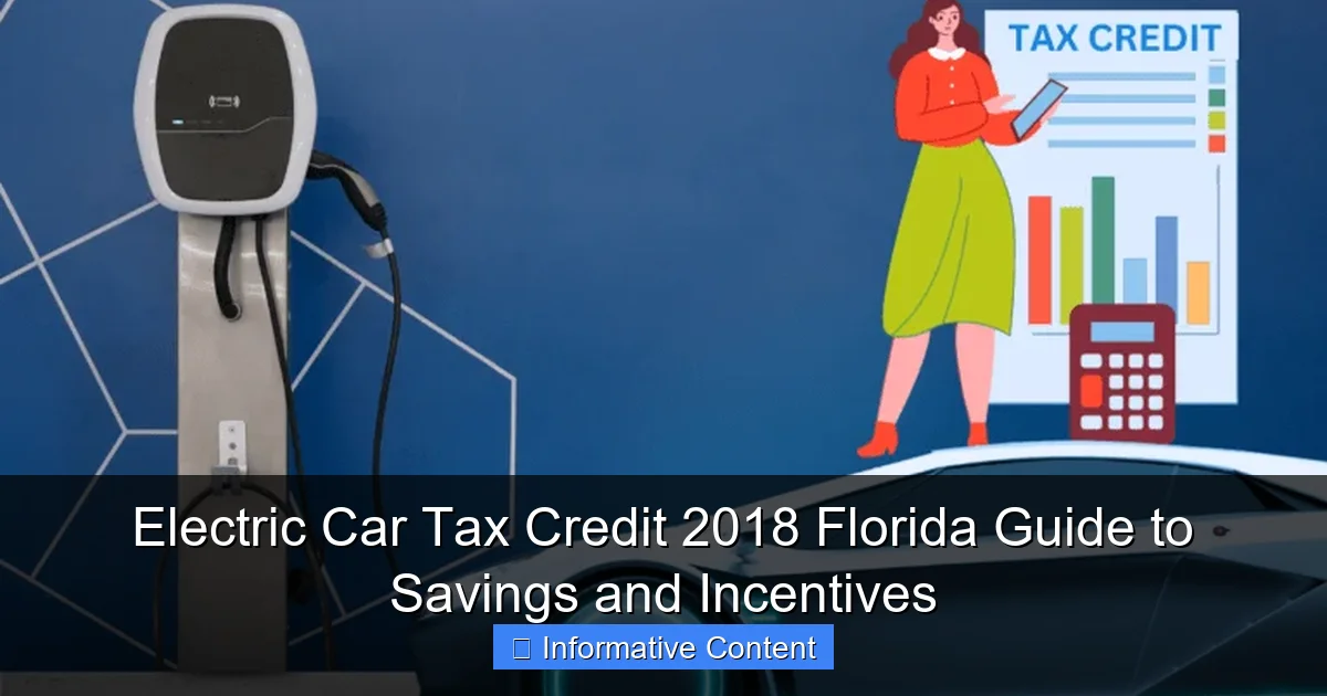 Electric Car Tax Credit 2018 Florida Guide to Savings and Incentives