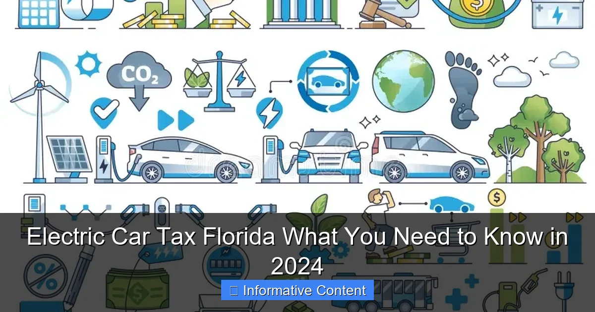 Electric Car Tax Florida What You Need to Know in 2024