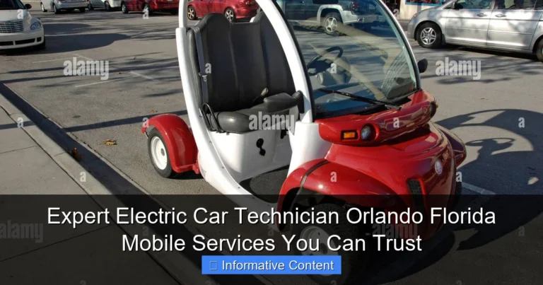 Expert Electric Car Technician Orlando Florida Mobile Services You Can Trust