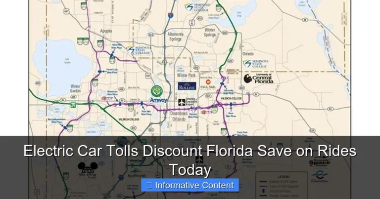 Electric Car Tolls Discount Florida Save on Rides Today