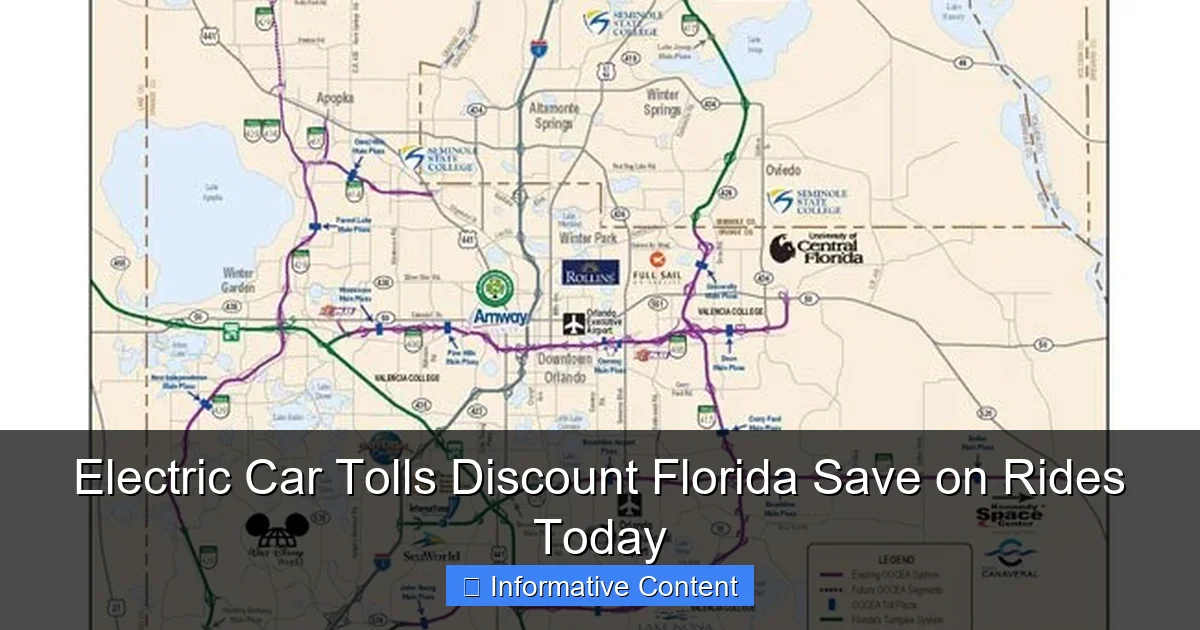 Electric Car Tolls Discount Florida Save on Rides Today