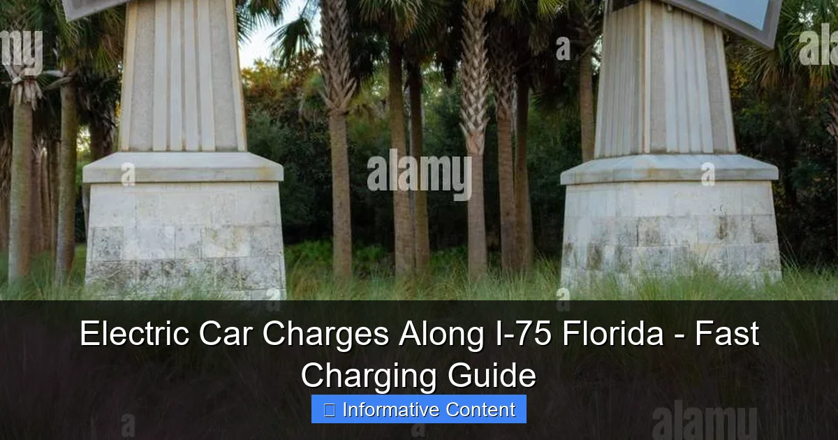 Electric Car Charges Along I-75 Florida - Fast Charging Guide