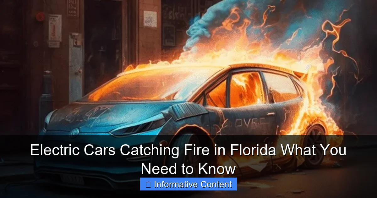 Electric Cars Catching Fire in Florida What You Need to Know