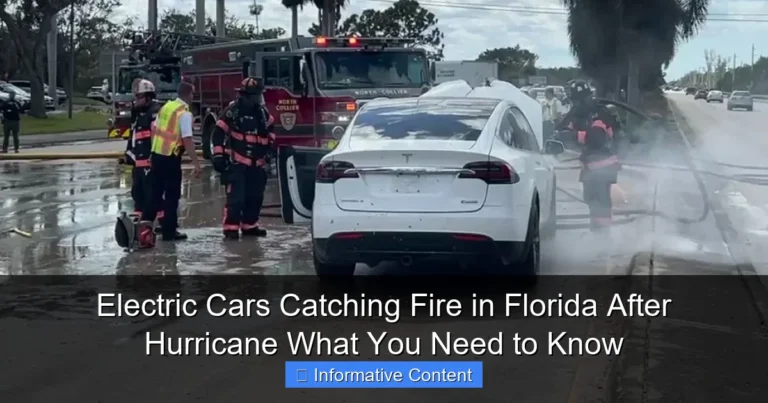Electric Cars Catching Fire in Florida After Hurricane What You Need to Know