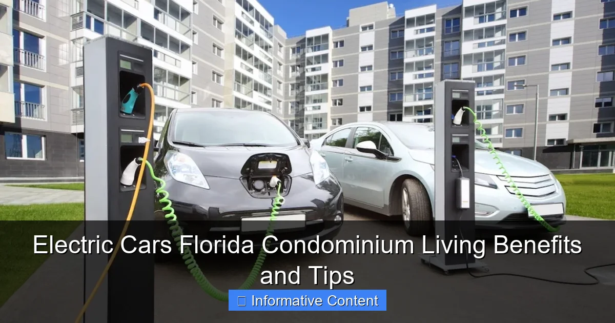 Electric Cars Florida Condominium Living Benefits and Tips