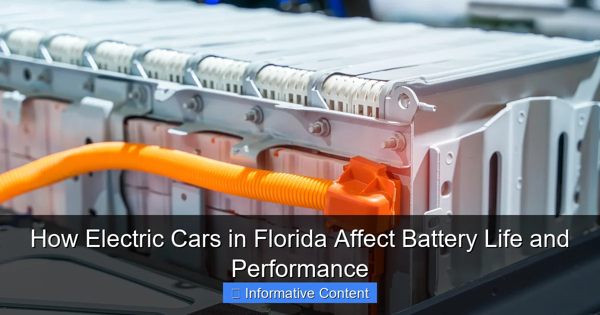 How Electric Cars in Florida Affect Battery Life and Performance