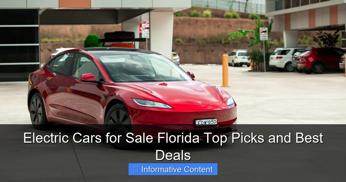 Electric Cars for Sale Florida Top Picks and Best Deals