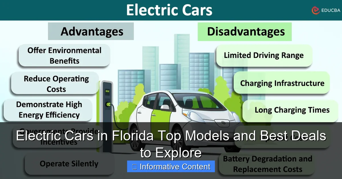 Electric Cars in Florida Top Models and Best Deals to Explore