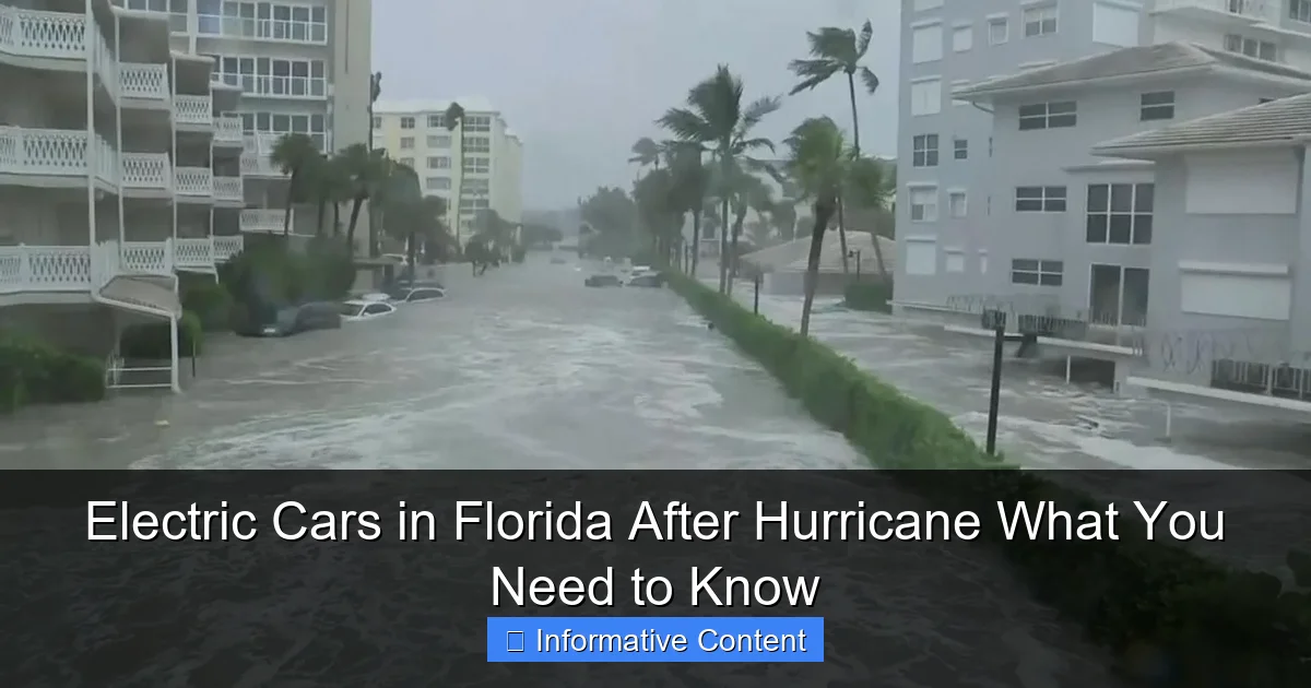 Electric Cars in Florida After Hurricane What You Need to Know