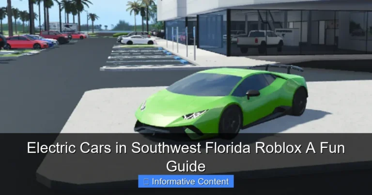 Electric Cars in Southwest Florida Roblox A Fun Guide