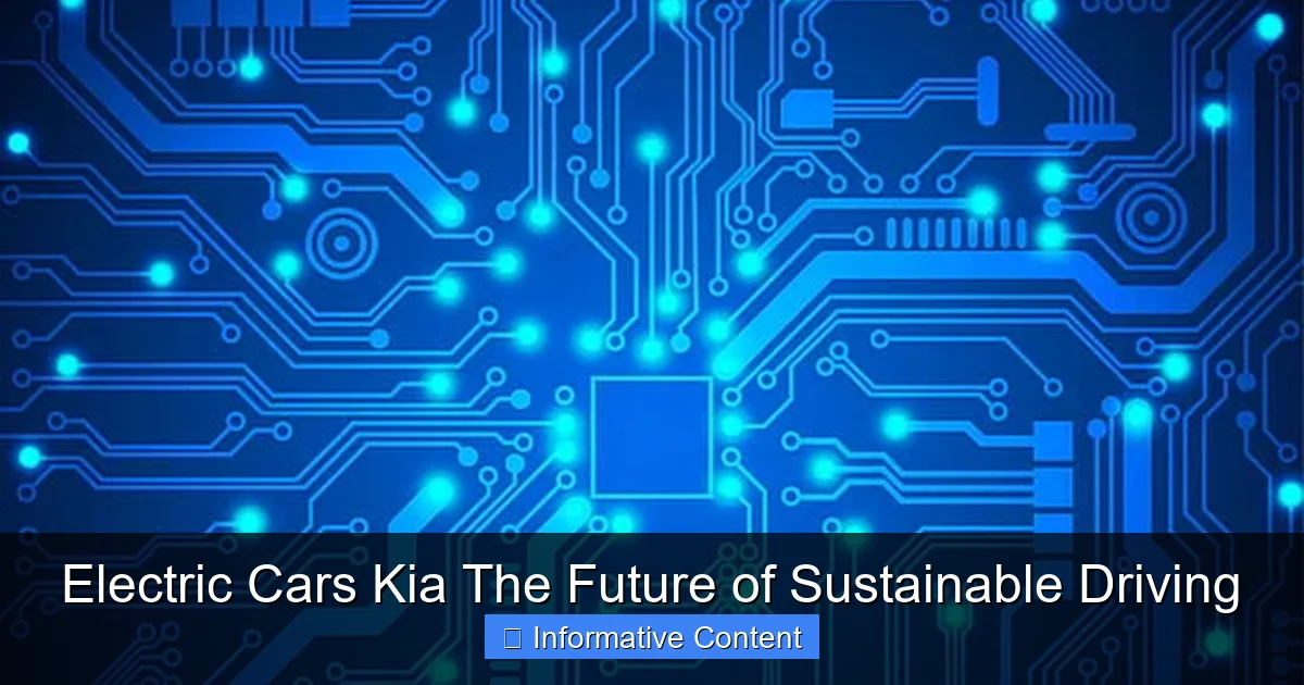 Electric Cars Kia The Future of Sustainable Driving