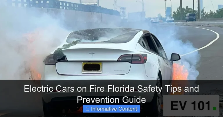 Electric Cars on Fire Florida Safety Tips and Prevention Guide