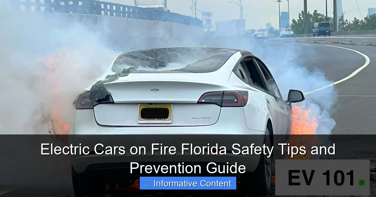 Electric Cars on Fire Florida Safety Tips and Prevention Guide
