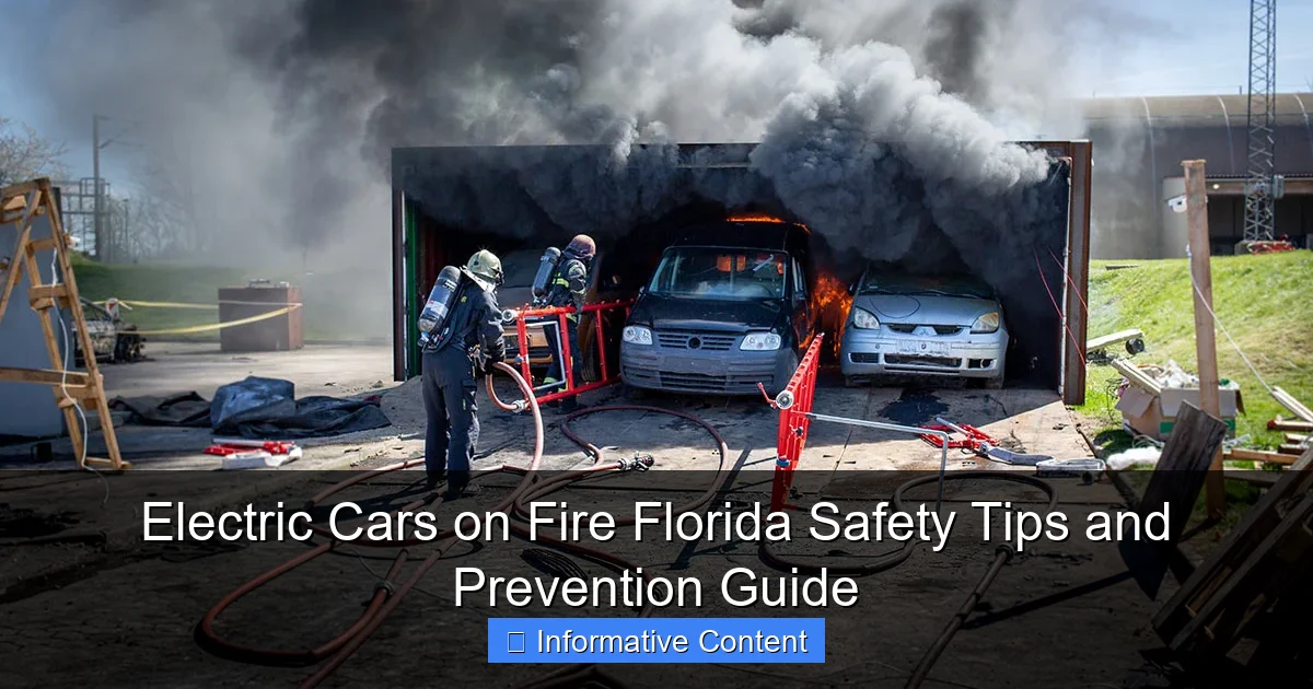 Electric Cars on Fire Florida Safety Tips and Prevention Guide