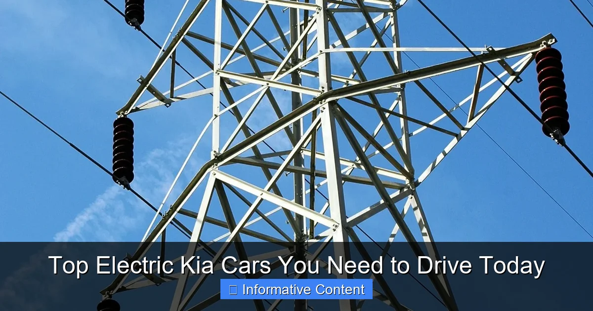 Top Electric Kia Cars You Need to Drive Today