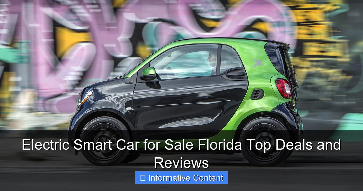 Electric Smart Car for Sale Florida Top Deals and Reviews