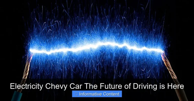 Electricity Chevy Car The Future of Driving is Here