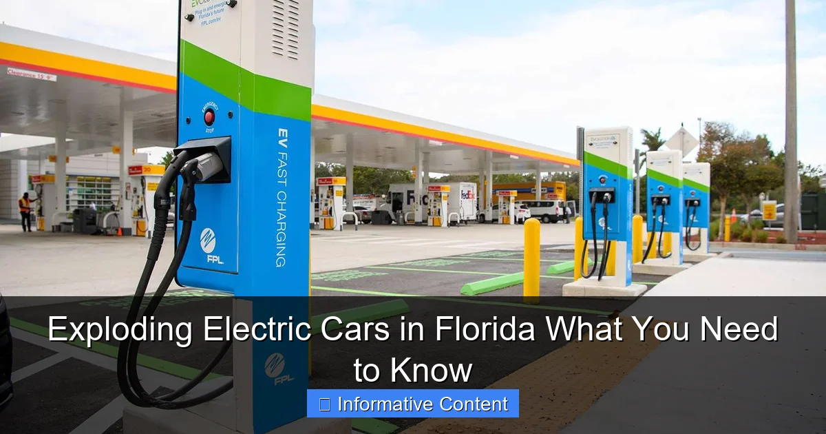 Exploding Electric Cars in Florida What You Need to Know