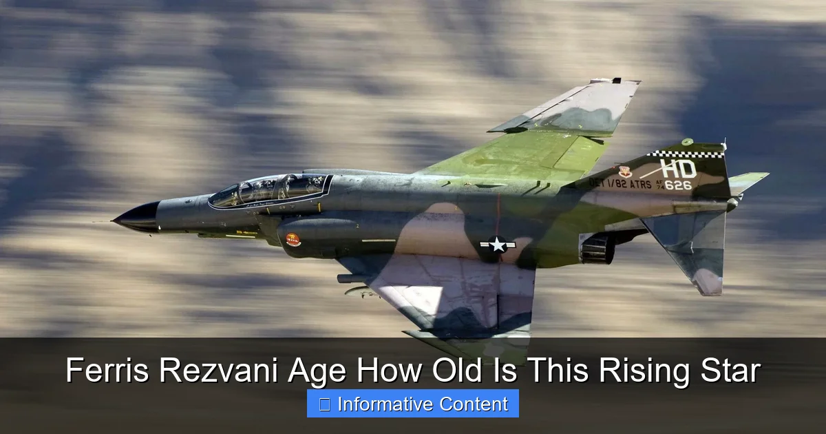 Ferris Rezvani Age How Old Is This Rising Star