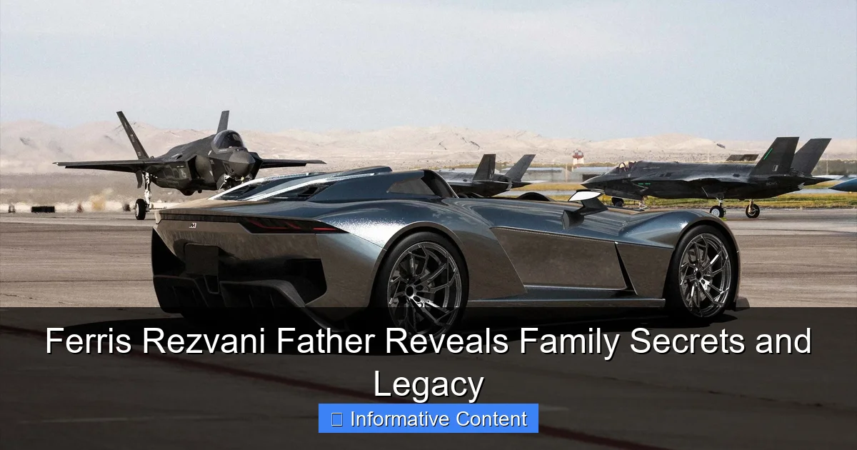 Ferris Rezvani Father Reveals Family Secrets and Legacy