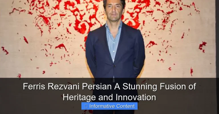 Ferris Rezvani Persian A Stunning Fusion of Heritage and Innovation