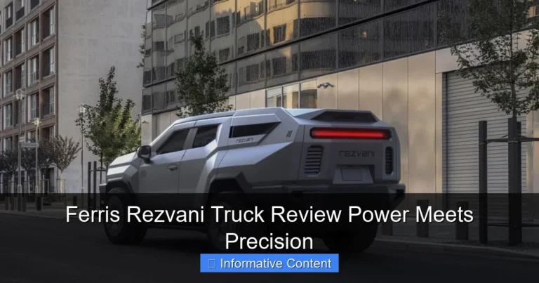 Ferris Rezvani Truck Review Power Meets Precision