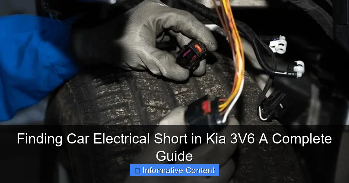 Finding Car Electrical Short in Kia 3V6 A Complete Guide