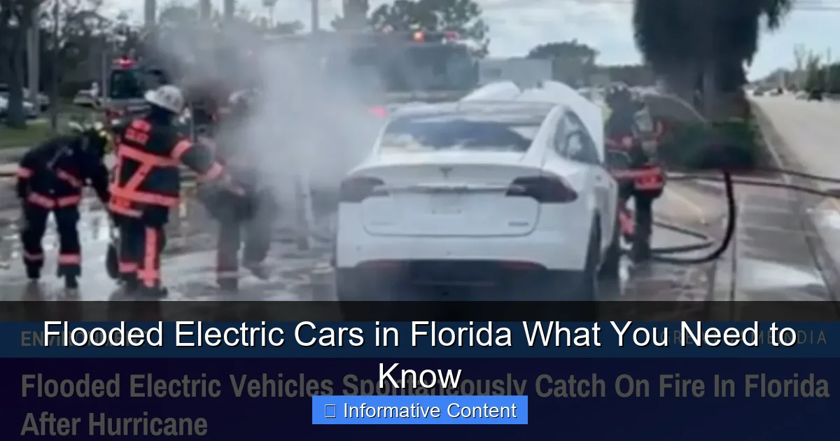 Flooded Electric Cars in Florida What You Need to Know