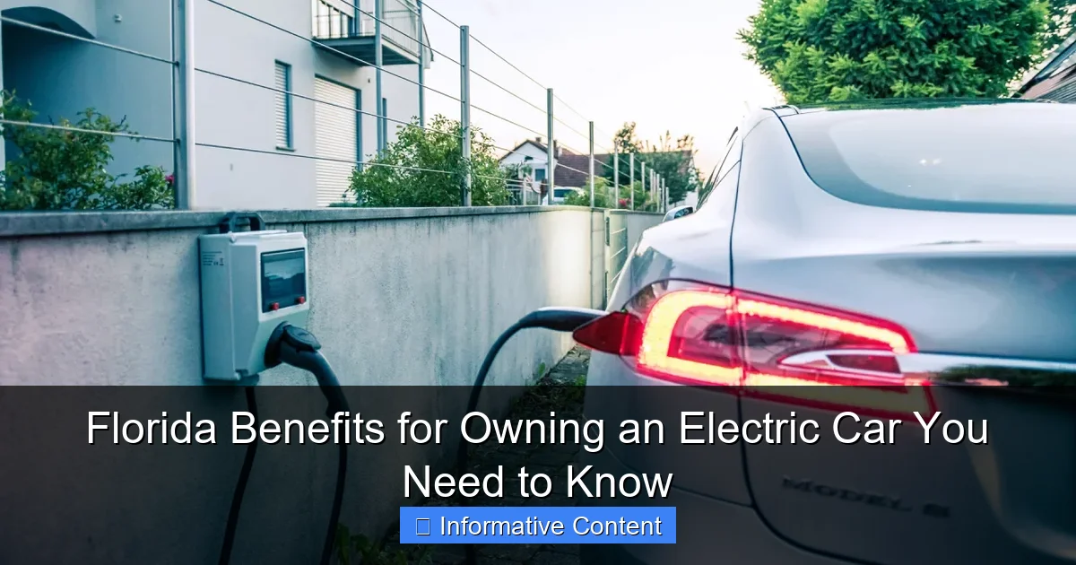 Florida Benefits for Owning an Electric Car You Need to Know