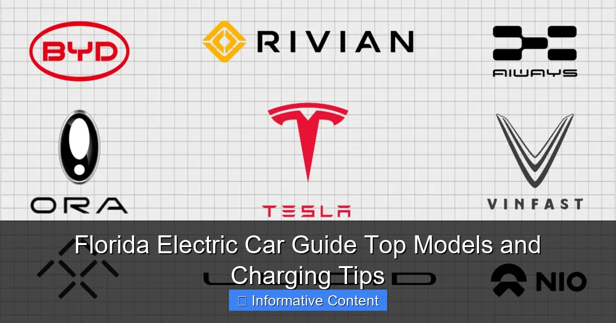 Florida Electric Car Guide Top Models and Charging Tips